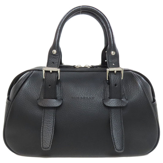 BURBERRY Tote Bag leather black Mini Boston Duffel bag