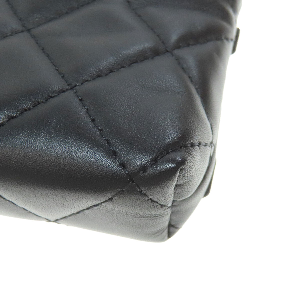 CHANEL Coin case Calfskin black Cambon line
