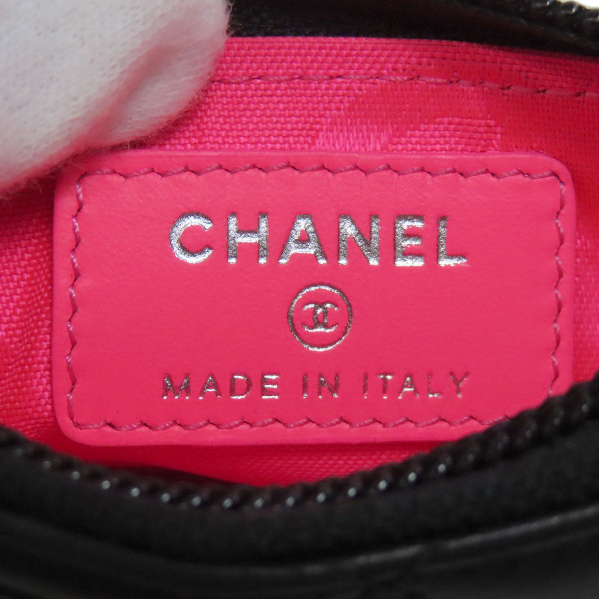 CHANEL Coin case Calfskin black Cambon line