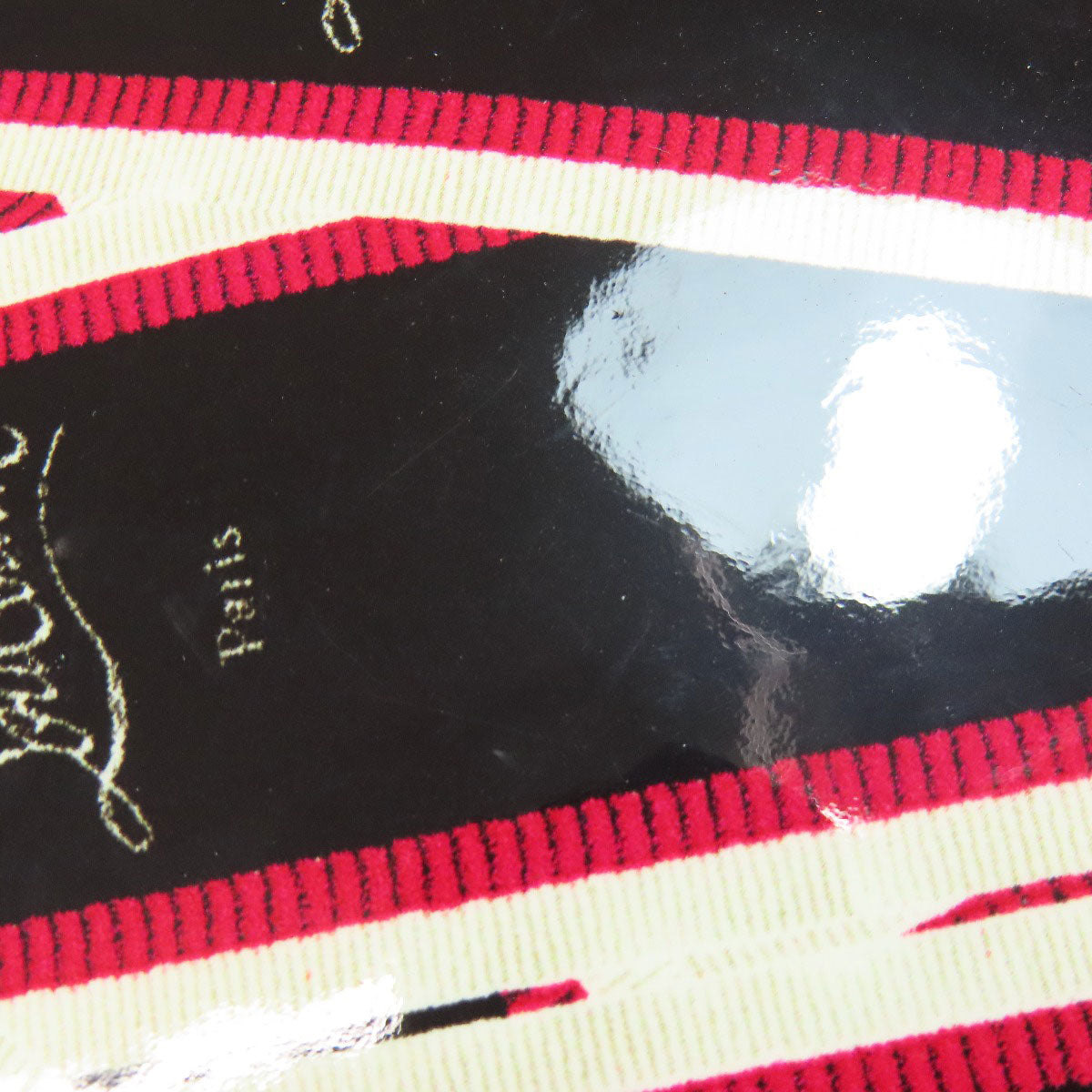 Christian Louboutin Tote Bag enamel black Kabata Small