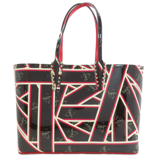 Christian Louboutin Tote Bag enamel black Kabata Small