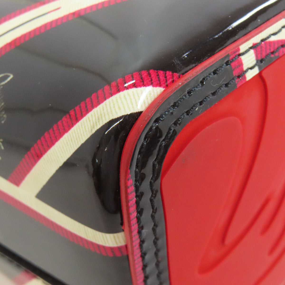 Christian Louboutin Tote Bag enamel black Kabata Small