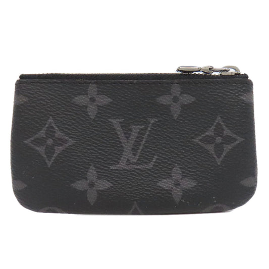 LOUIS VUITTON Coin case M80905 Monogram reverse gray Pochette Kle mens Used Authentic