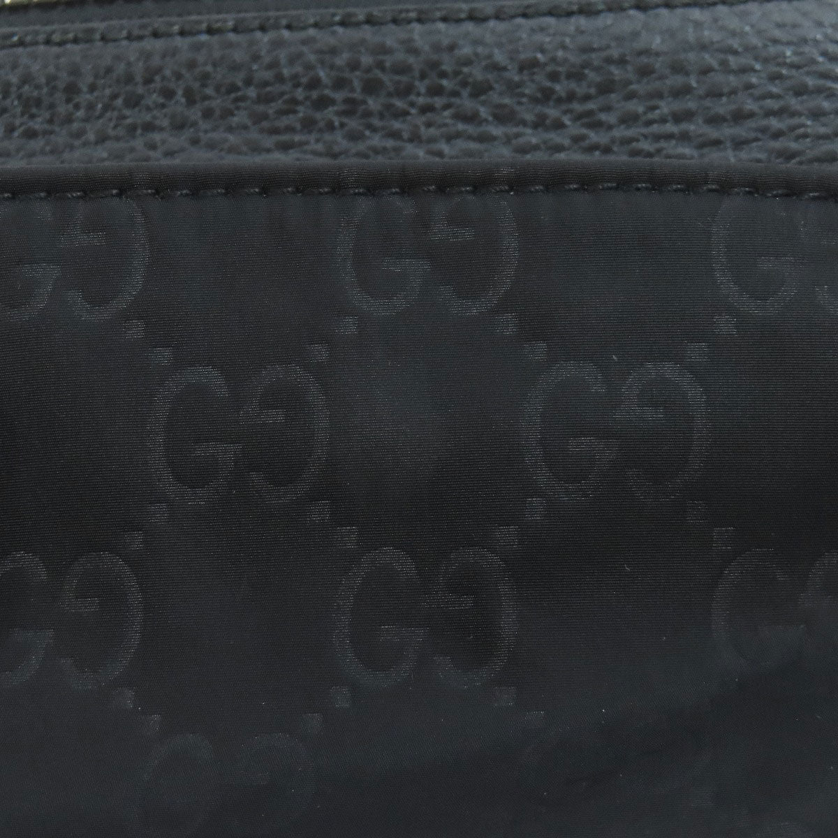 GUCCI Shoulder Bag 510342 Nylon black GG outlet Women Used Authentic