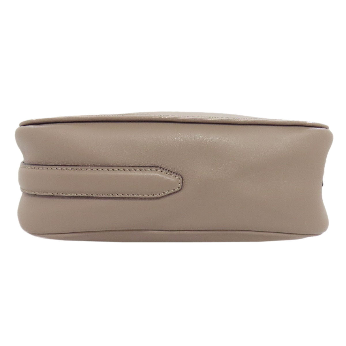 FENDI Shoulder Bag Calfskin gray Cam Women Used Authentic