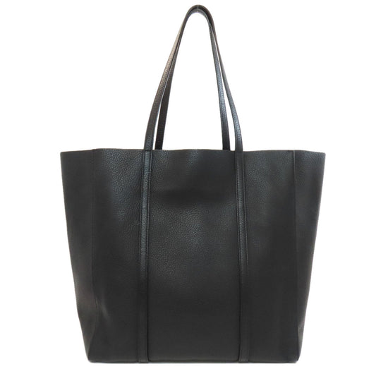 BALENCIAGA Tote Bag 551812 leather black Everyday Tote Women Used Authentic