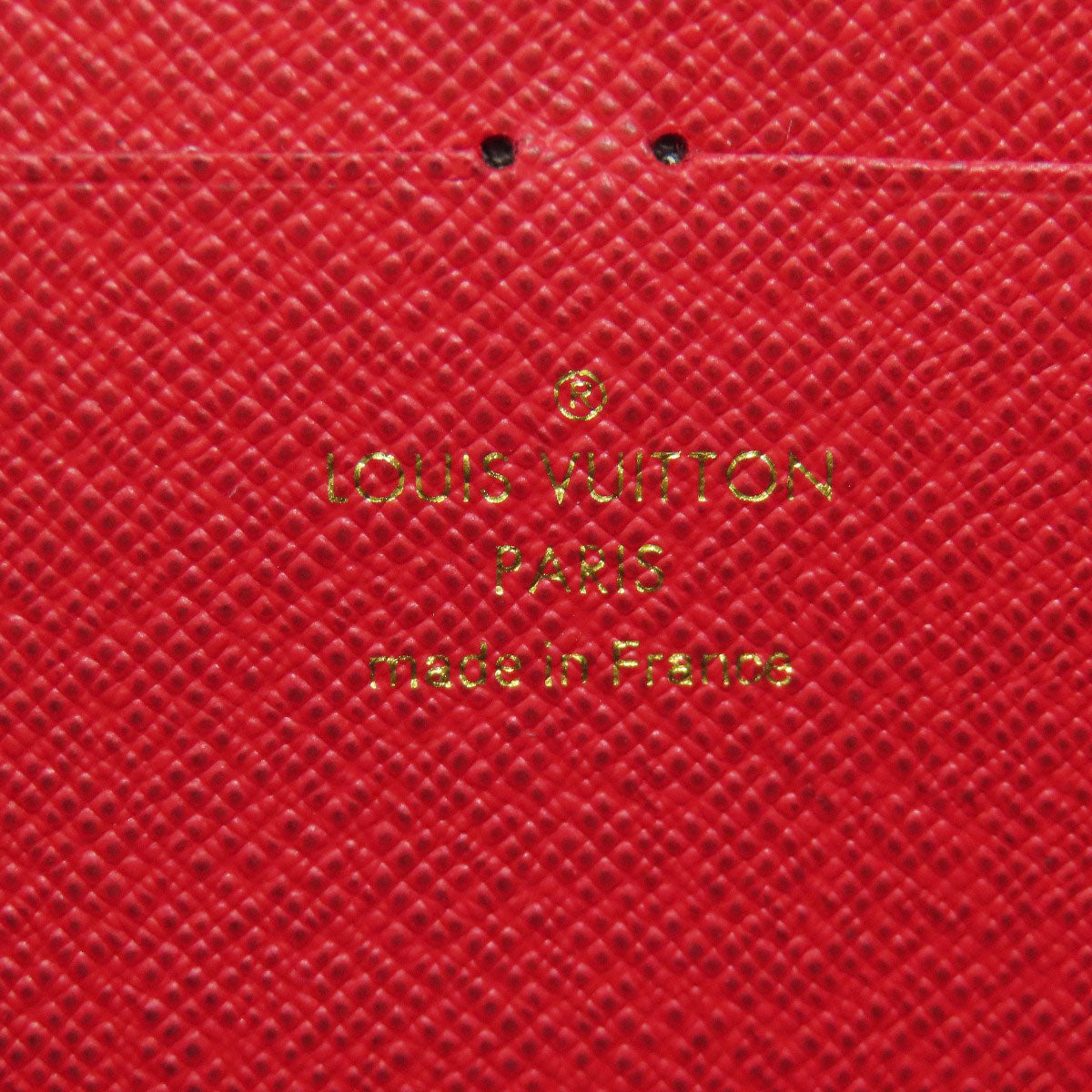 LOUIS VUITTON Long Wallet Purse N60534 Damier canvas Brown Portefeuille Clemence