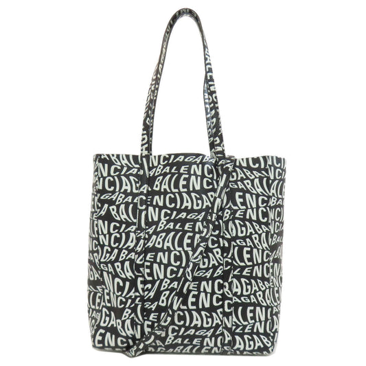 BALENCIAGA Tote Bag 551810 Calfskin black Everyday Tote 2WAY Women Used Authentic