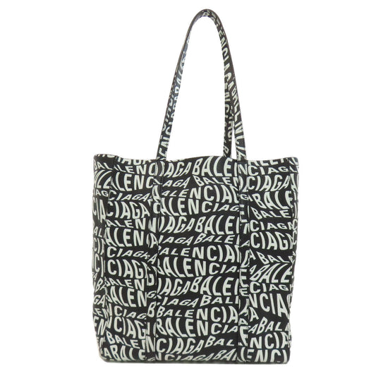 BALENCIAGA Tote Bag 551810 Calfskin black Everyday Tote 2WAY Women Used Authentic
