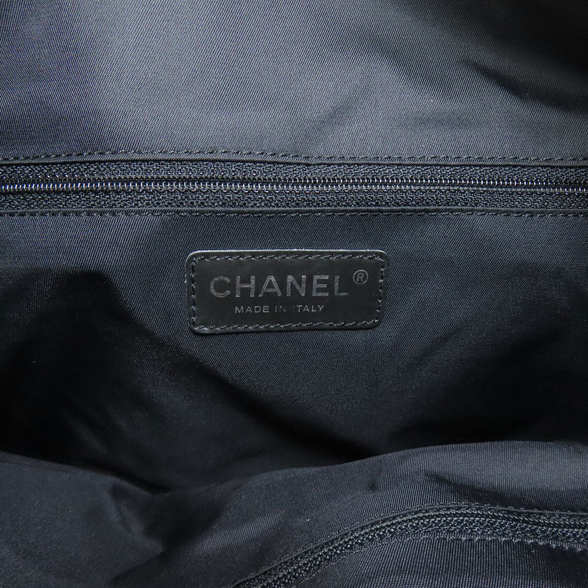 CHANEL Tote Bag Nylon jacquard Brown New Travel Line GM