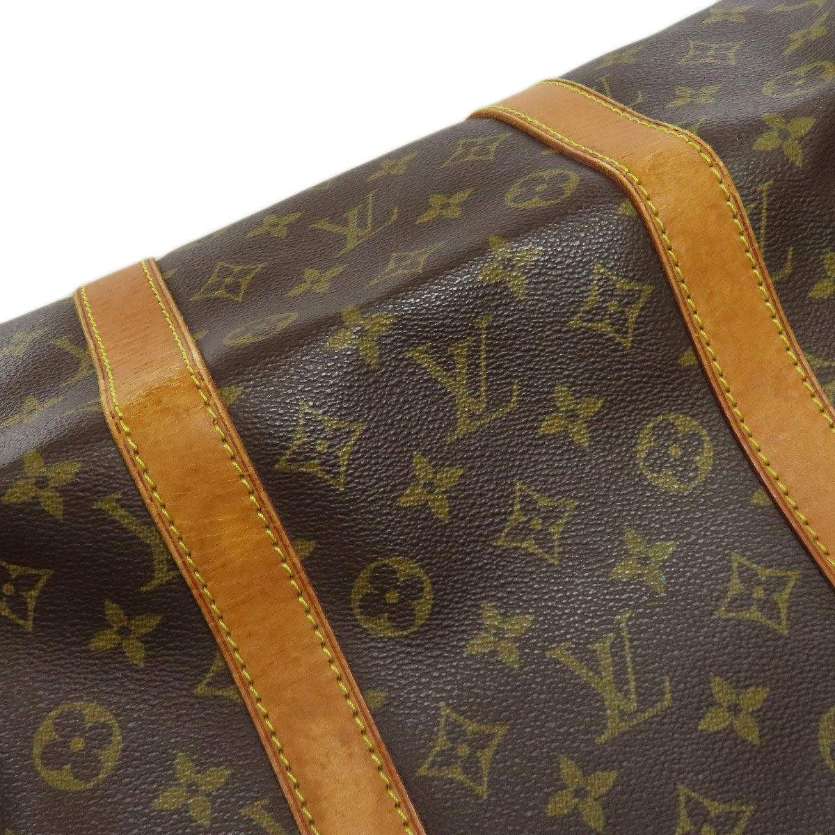 LOUIS VUITTON Boston Duffel bag M41424 Monogram canvas Brown Keepall 55