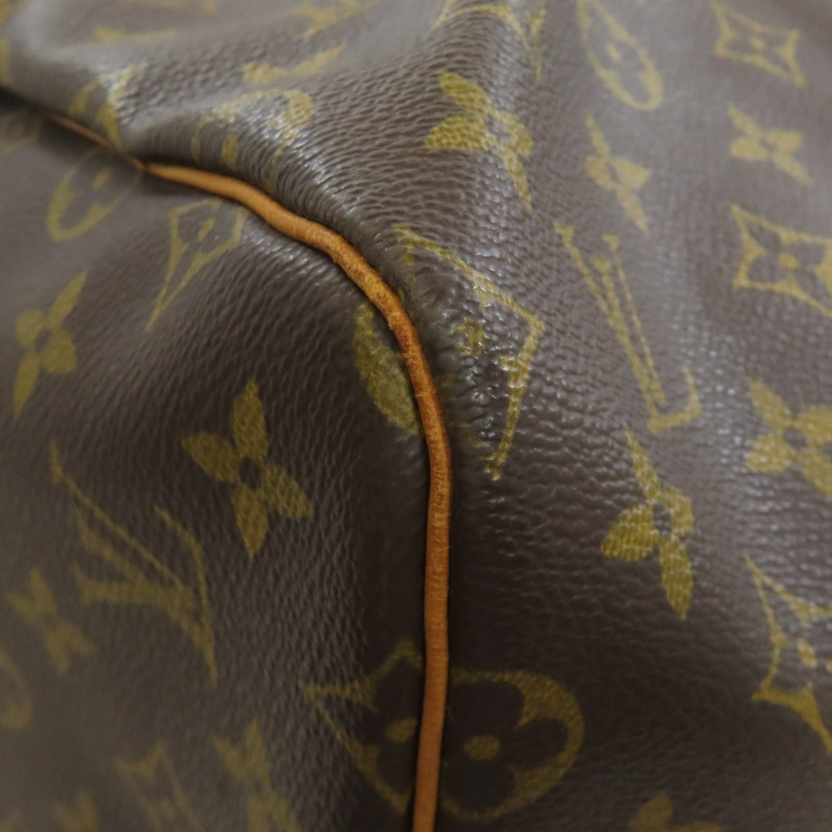 LOUIS VUITTON Boston Duffel bag M41424 Monogram canvas Brown Keepall 55