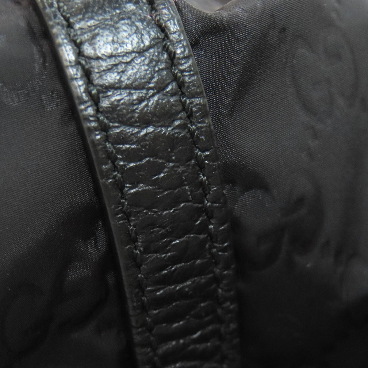 GUCCI Tote Bag 510332 Nylon black Outlet GG 2WAY