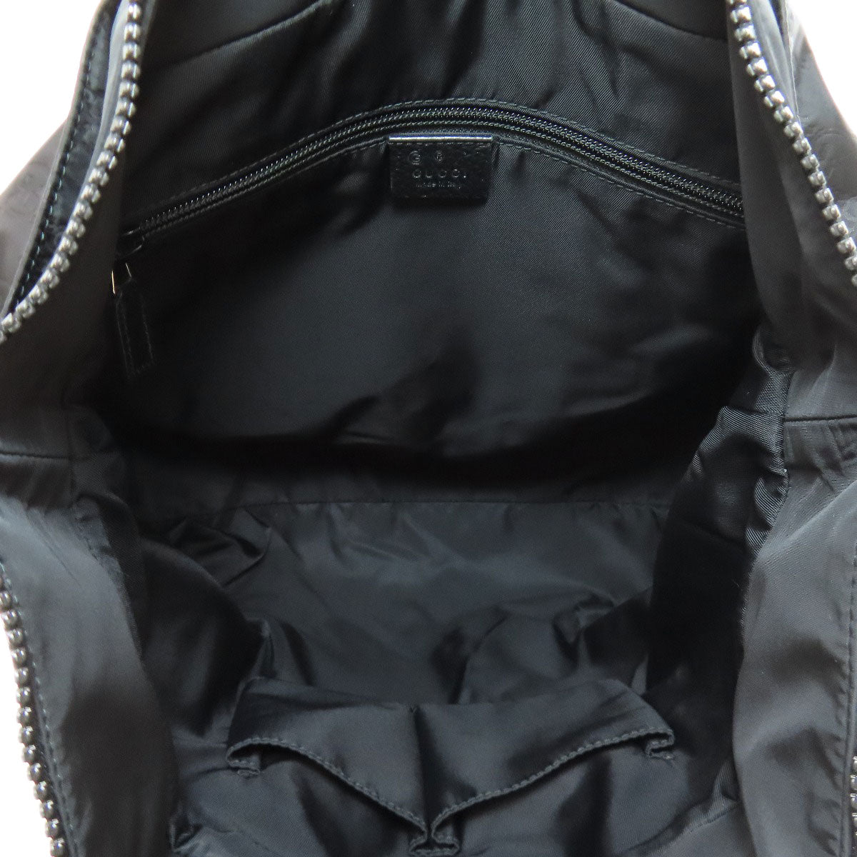 GUCCI Tote Bag 510332 Nylon black Outlet GG 2WAY