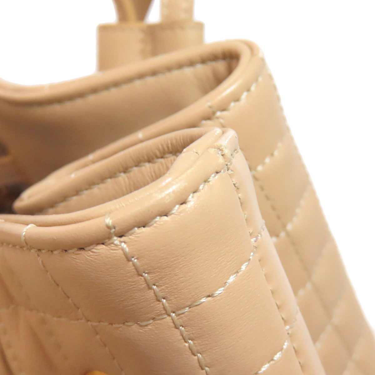 CELINE Backpack leather beige one beltBackpack C Charm Women Used Authentic