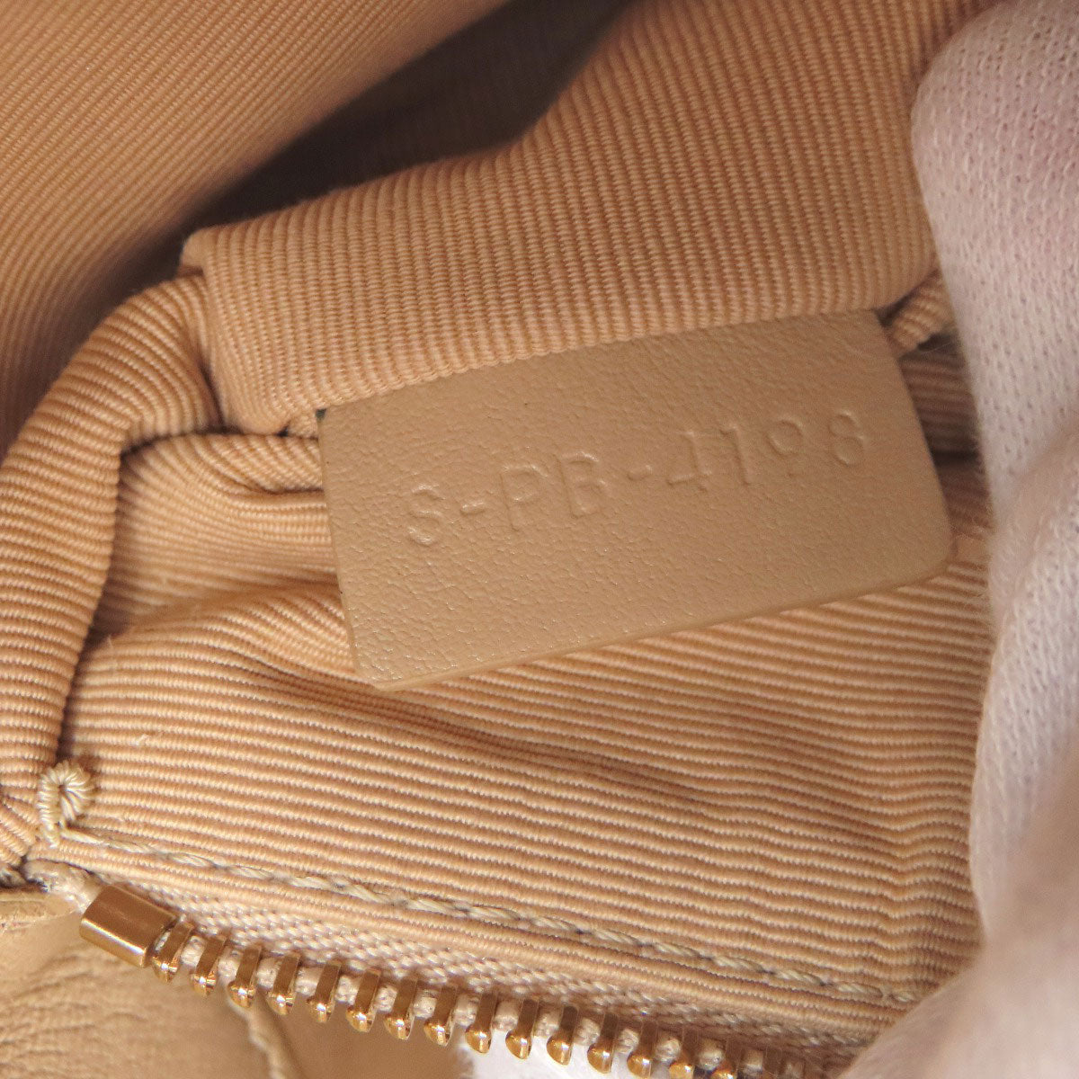 CELINE Backpack leather beige one beltBackpack C Charm Women Used Authentic