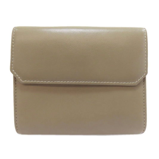 LOEWE Bifold Wallet lambskin green anagram Women Used Authentic