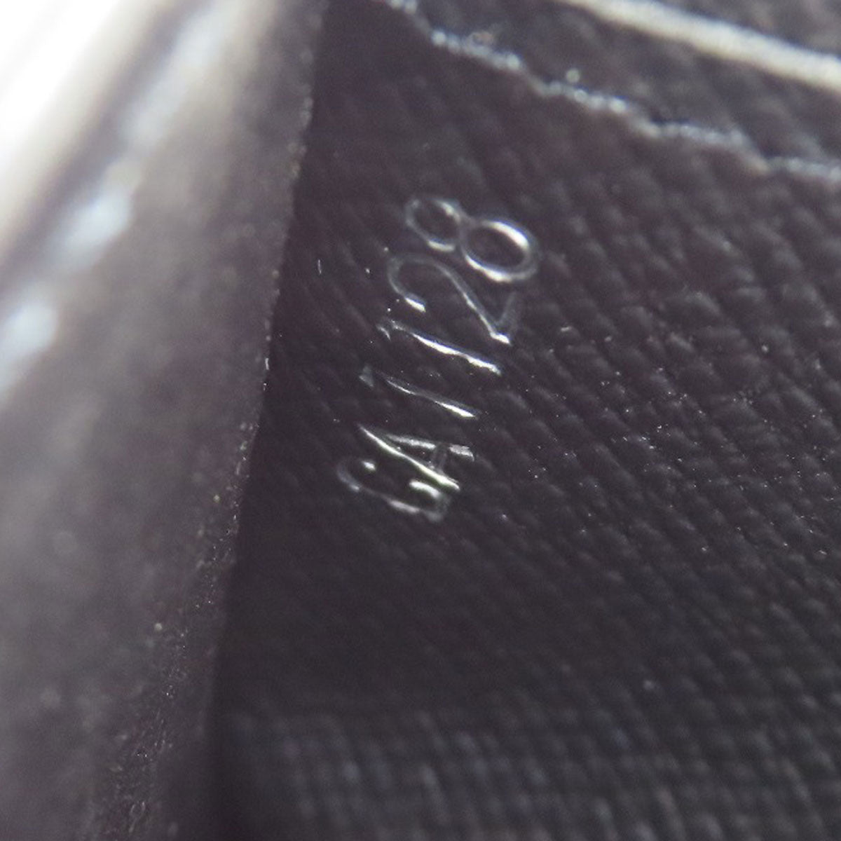 LOUIS VUITTON Bifold Wallet N63336 Damier canvas black Portefeuille�EMarco NM mens Used Authentic