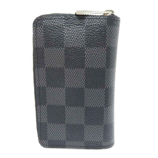 LOUIS VUITTON Coin case N63076 Damier canvas gray Zippy coin purse