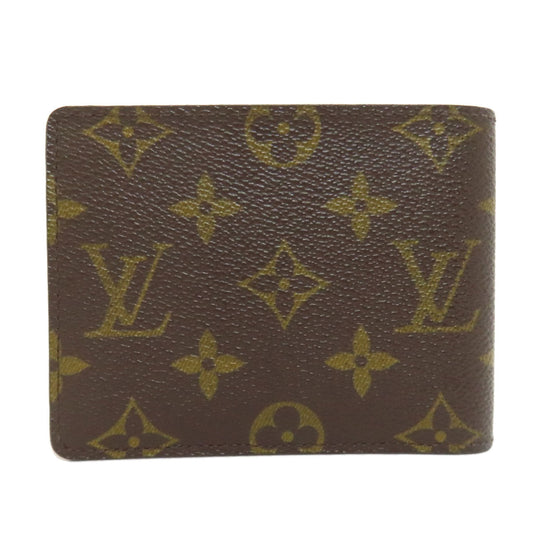 LOUIS VUITTON Bifold Wallet M60895 Monogram canvas Brown Portefeuille Women Used Authentic