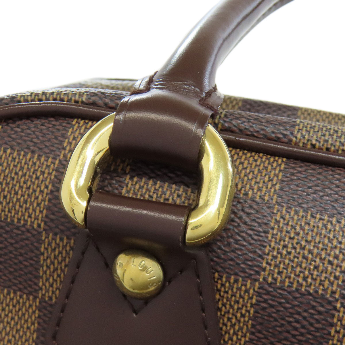 LOUIS VUITTON Boston Duffel bag N60008 Damier canvas Brown Duomo