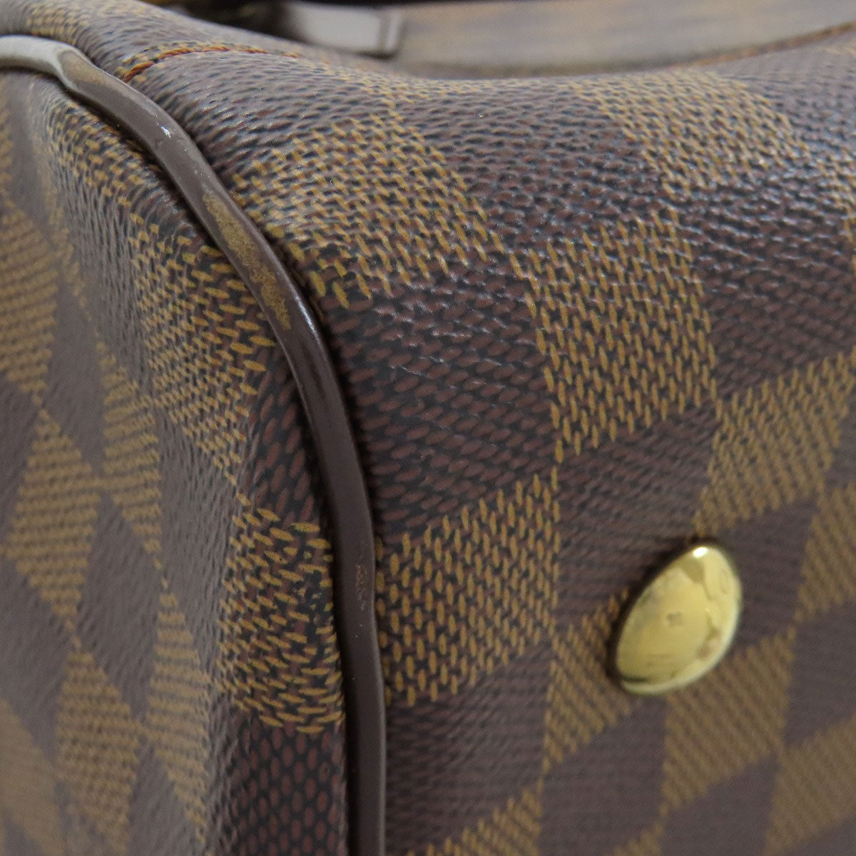 LOUIS VUITTON Boston Duffel bag N60008 Damier canvas Brown Duomo