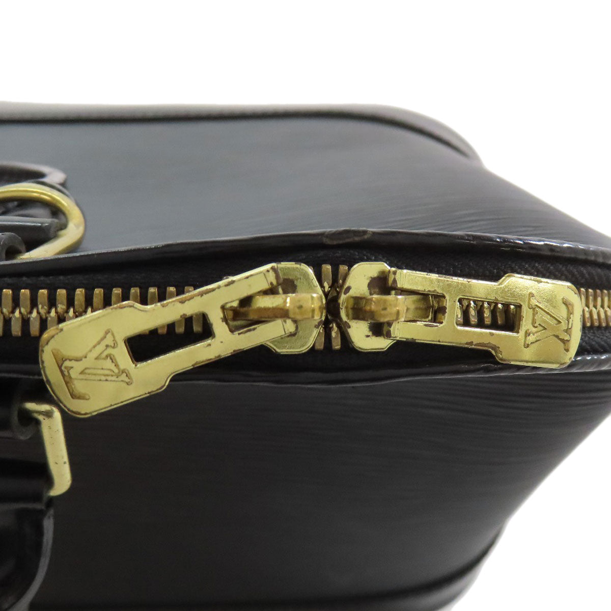LOUIS VUITTON Handbag M52142 Epi black Alma