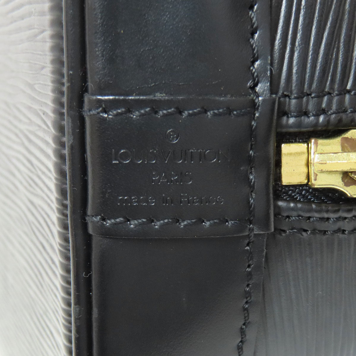 LOUIS VUITTON Handbag M52142 Epi black Alma