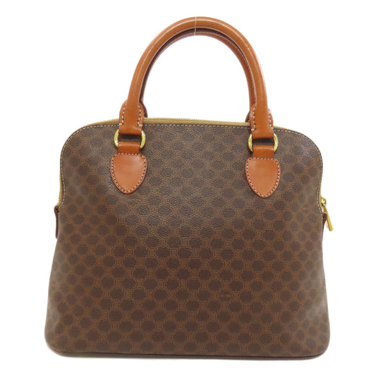 CELINE Handbag PVC Brown Macadam Pattern 2WAY