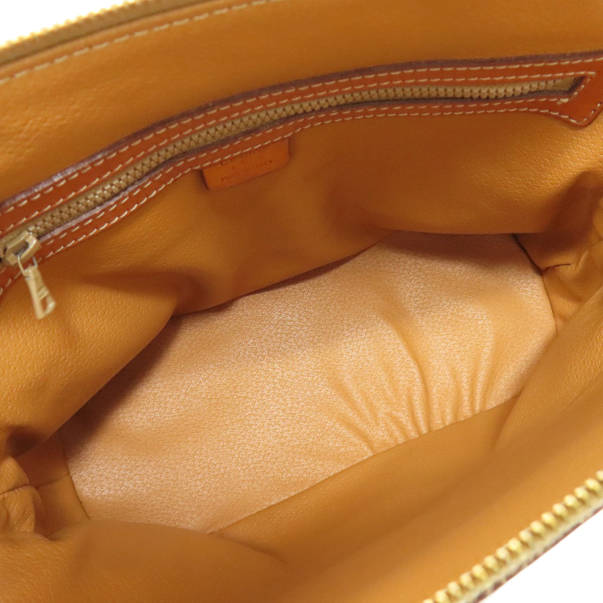 CELINE Handbag PVC Brown Macadam Pattern 2WAY