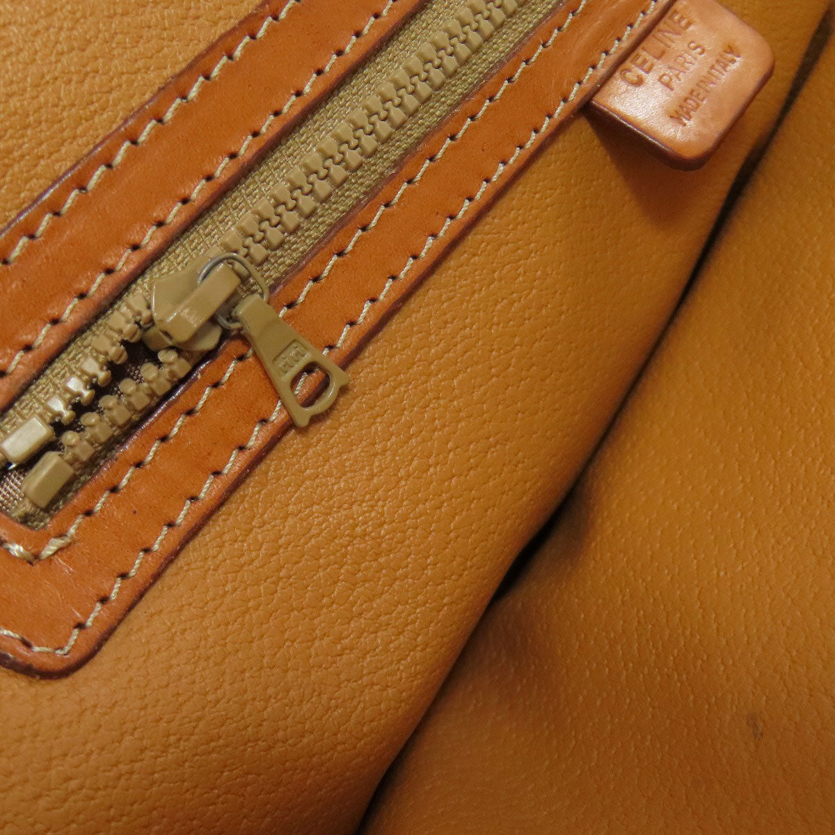 CELINE Handbag PVC Brown Macadam Pattern 2WAY