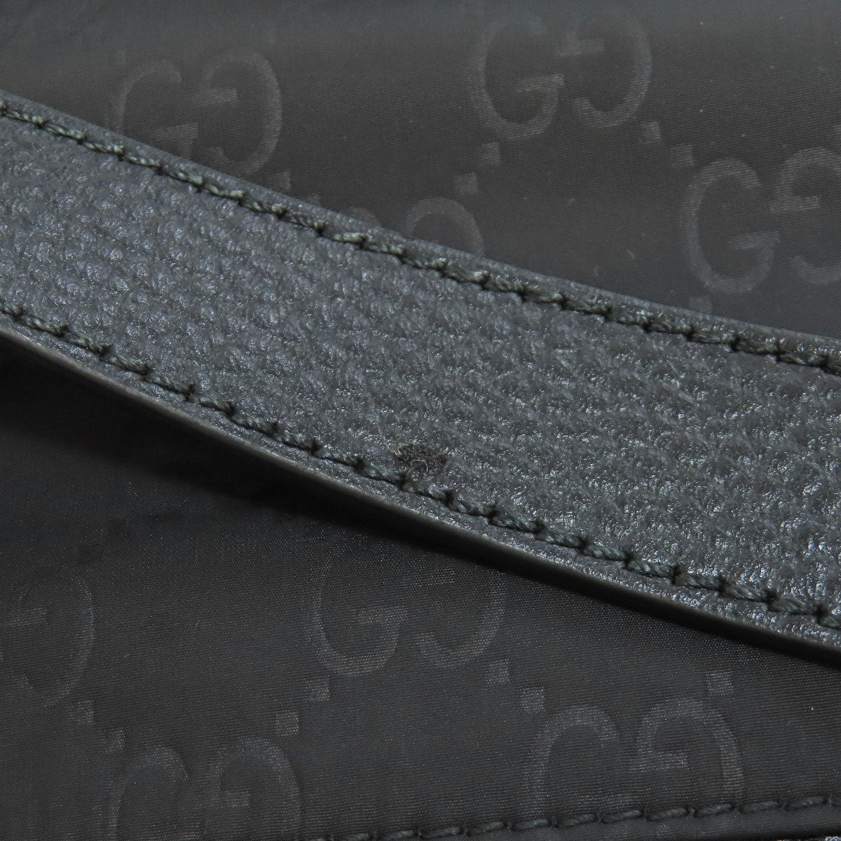 GUCCI Shoulder Bag 510342 Nylon black GG outlet
