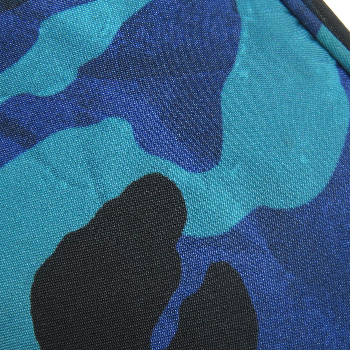PRADA Shoulder Bag Nylon blue Camouflage Pattern Mini Shoulder Women Used Authentic