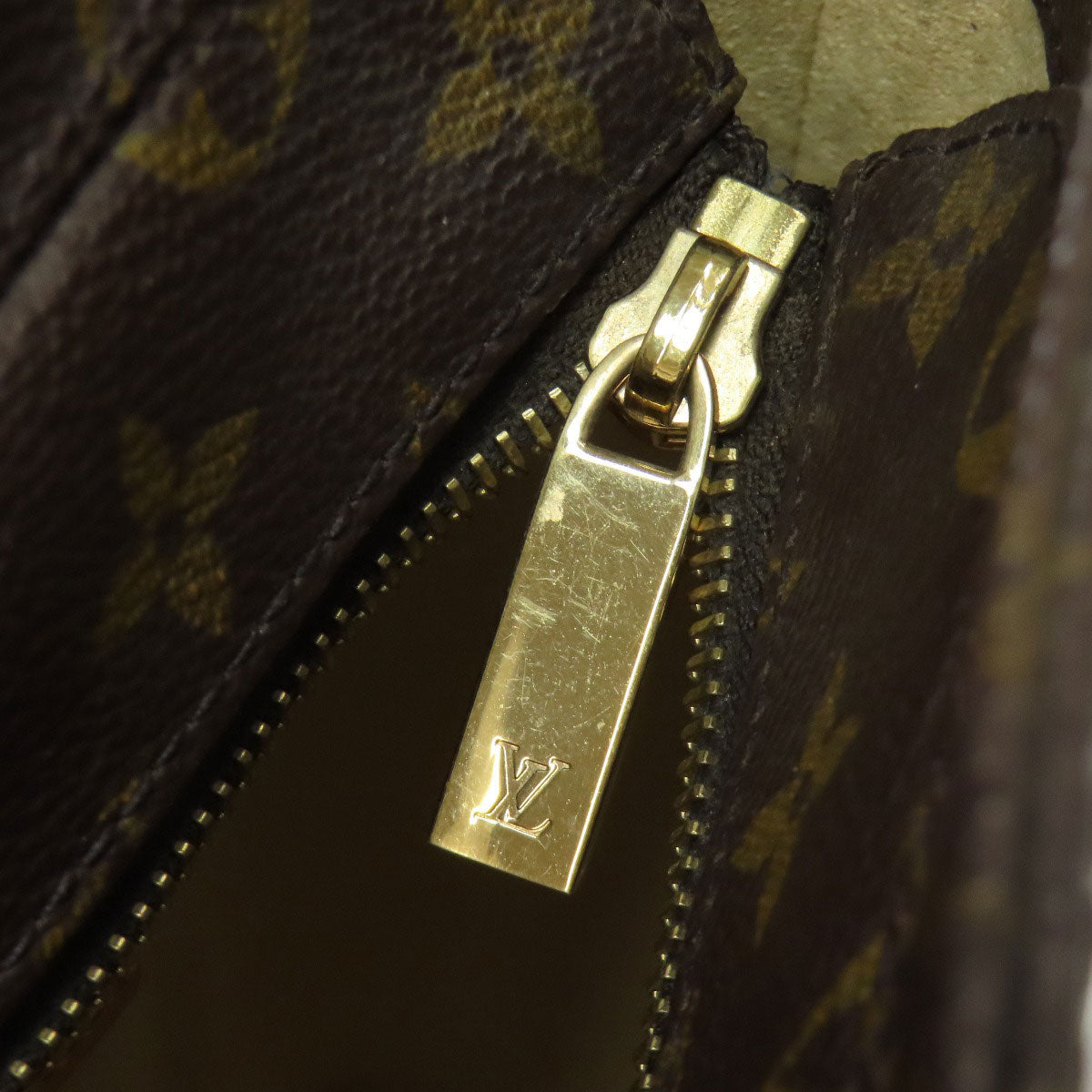 LOUIS VUITTON Tote Bag M51155 Monogram canvas Brown Luco Women Used Authentic