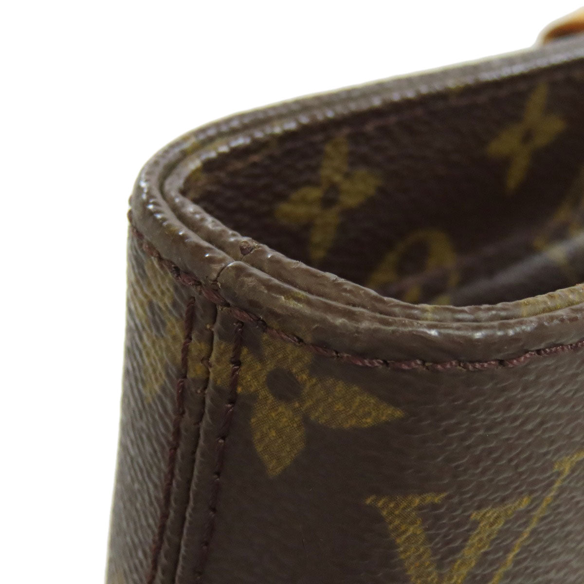LOUIS VUITTON Tote Bag M51155 Monogram canvas Brown Luco Women Used Authentic