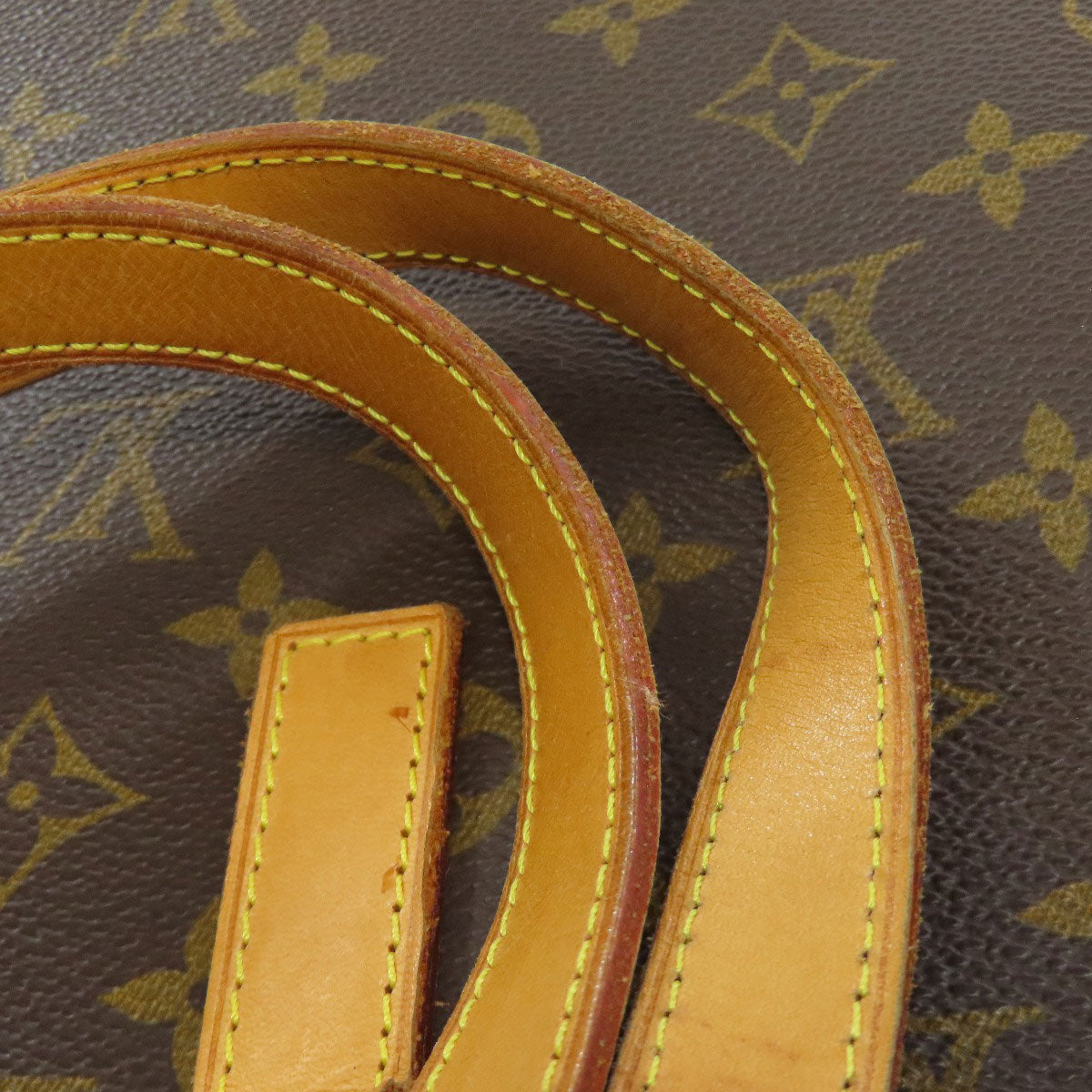 LOUIS VUITTON Tote Bag M51155 Monogram canvas Brown Luco Women Used Authentic