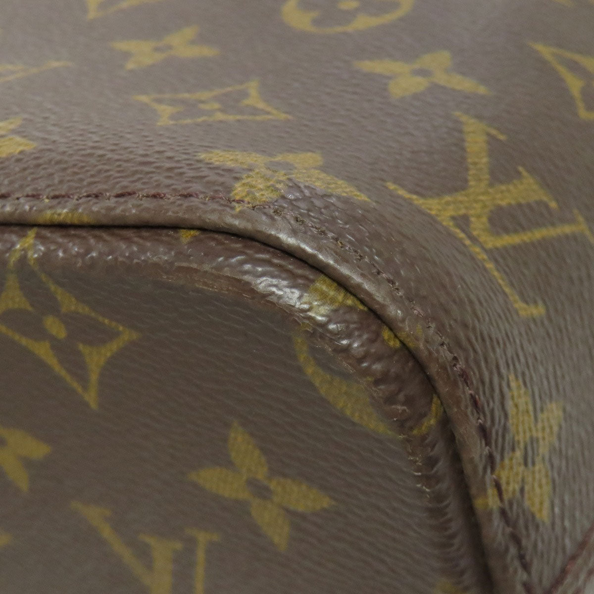 LOUIS VUITTON Tote Bag M51155 Monogram canvas Brown Luco Women Used Authentic