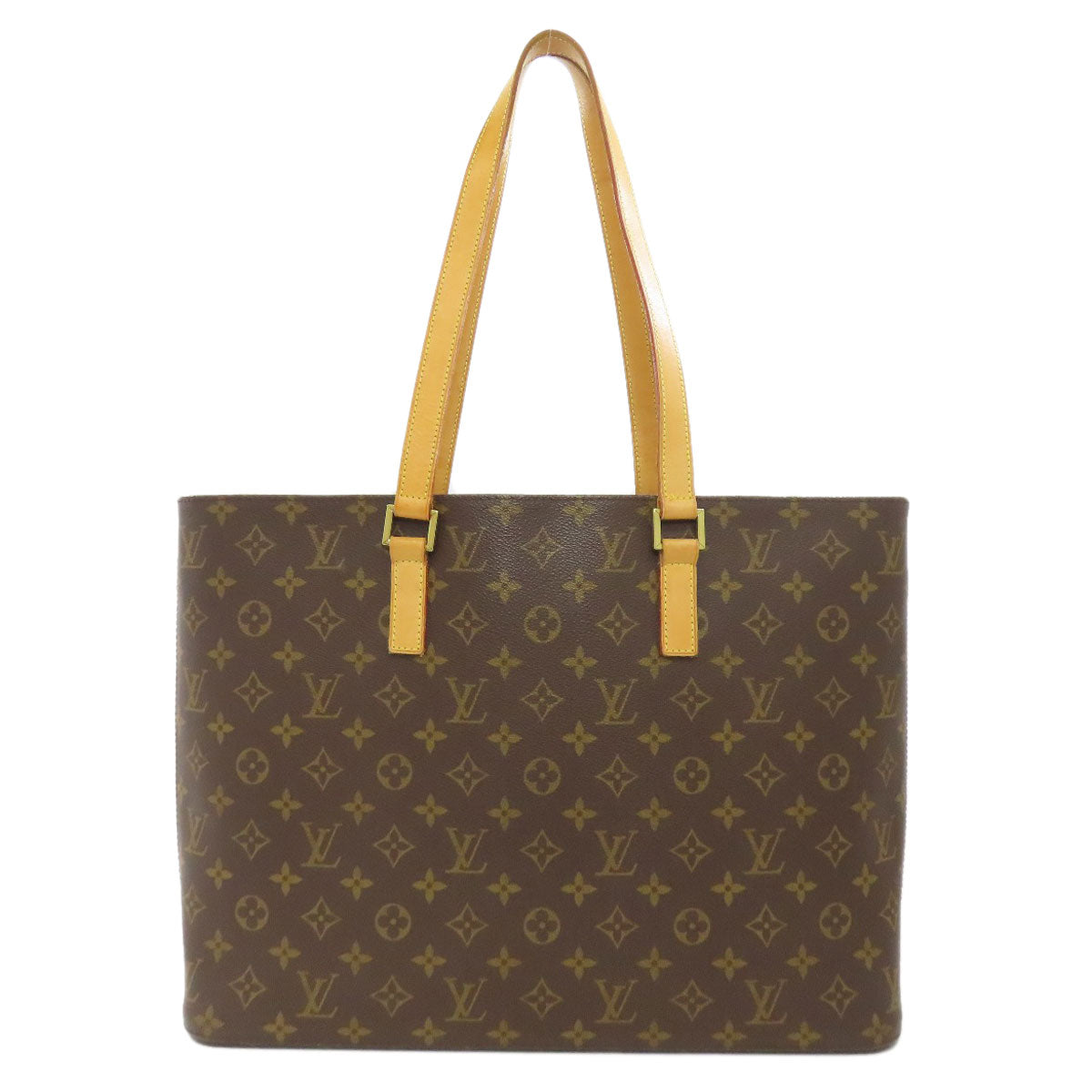 LOUIS VUITTON Tote Bag M51155 Monogram canvas Brown Luco Women Used Authentic