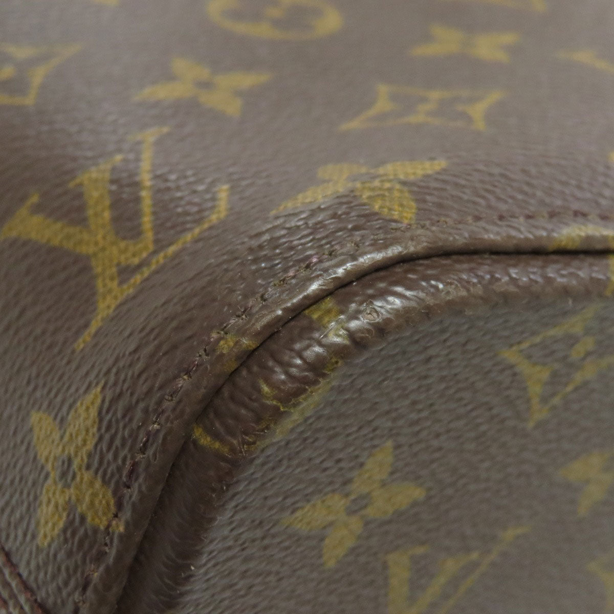 LOUIS VUITTON Tote Bag M51155 Monogram canvas Brown Luco Women Used Authentic
