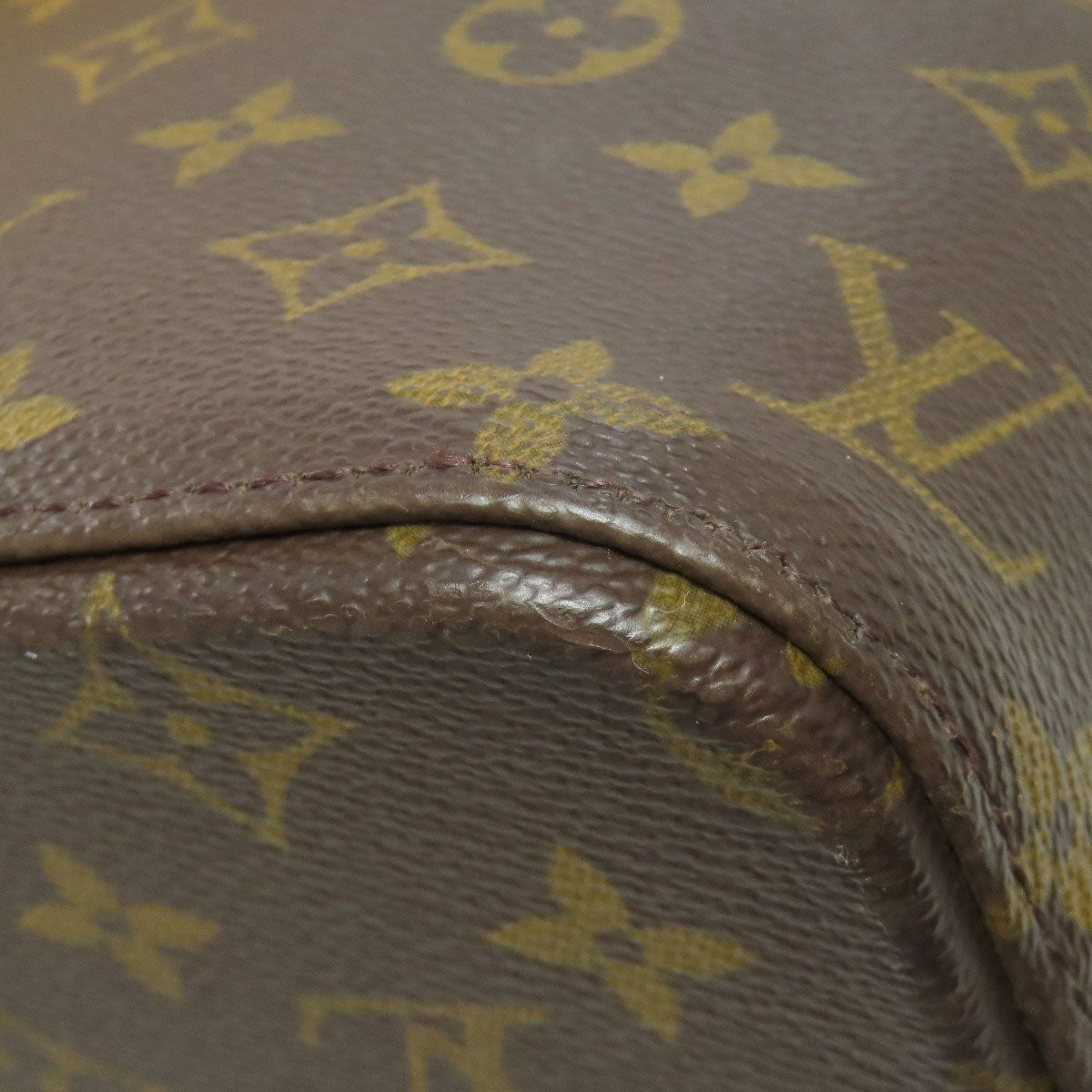 LOUIS VUITTON Tote Bag M51155 Monogram canvas Brown Luco Women Used Authentic