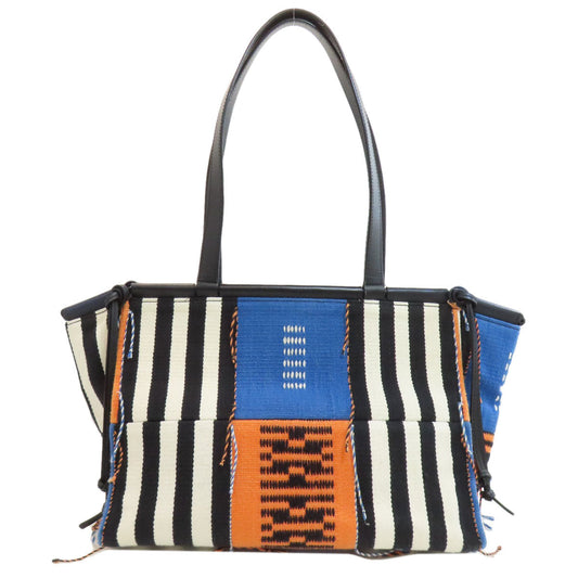 LOEWE Tote Bag canvas blue anagram