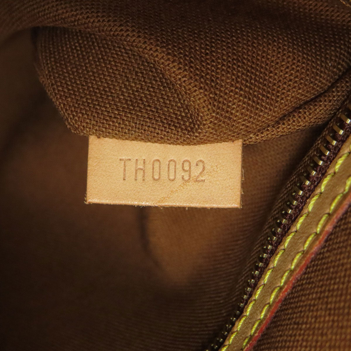 LOUIS VUITTON Tote Bag M51151 Monogram canvas Brown Cabas Mezzo Women Used Authentic