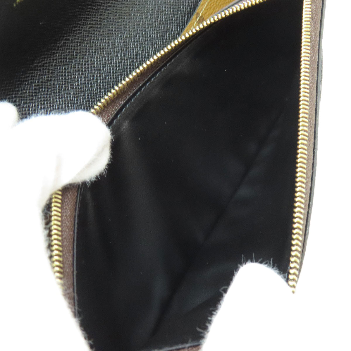 LOUIS VUITTON Long Wallet Purse M82157 Monogram reverse Brown Portefeuille Emily Women Used Authentic