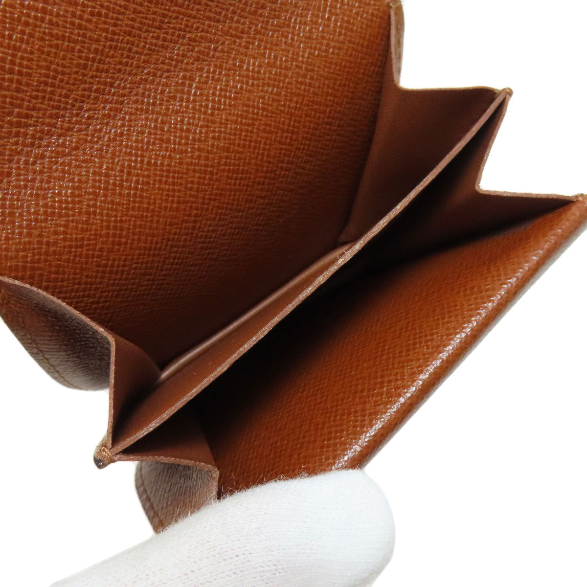 LOUIS VUITTON Coin case M61970 Monogram canvas Brown Porto Monet Guze