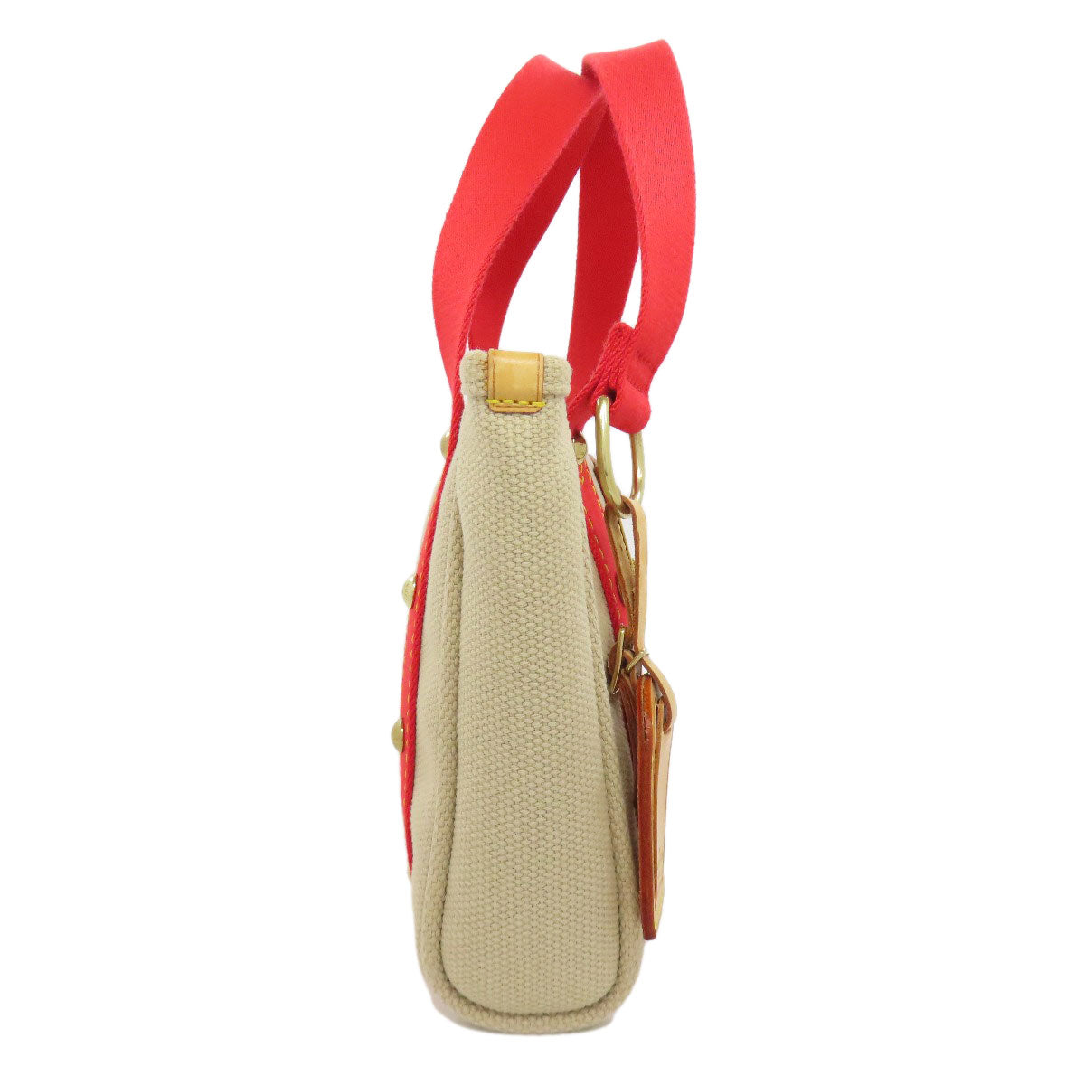 LOUIS VUITTON Handbag M40038 canvas beige Antigua Line Kava PM Women Used Authentic