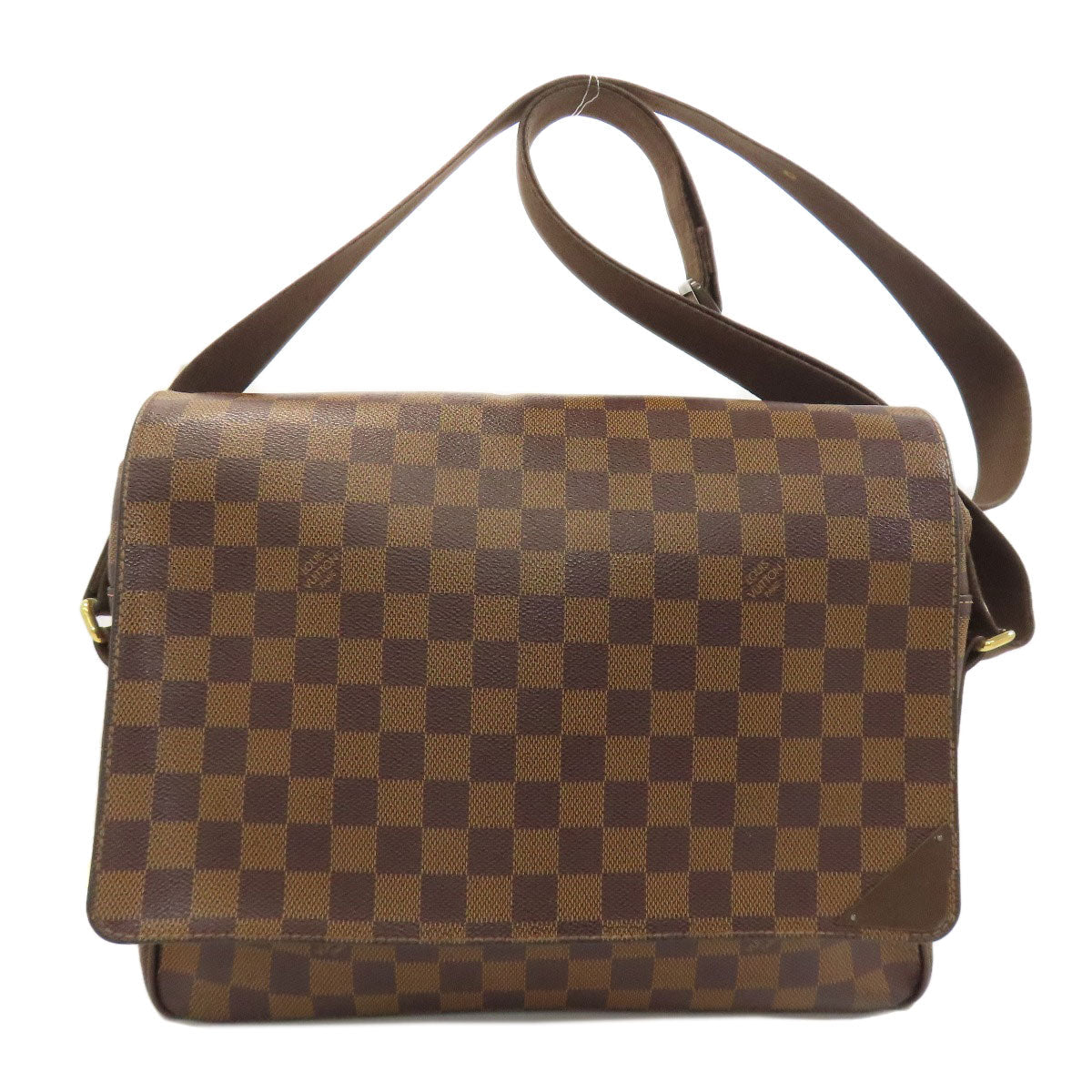 LOUIS VUITTON Shoulder Bag N41149 Damier canvas Brown Shelton MM