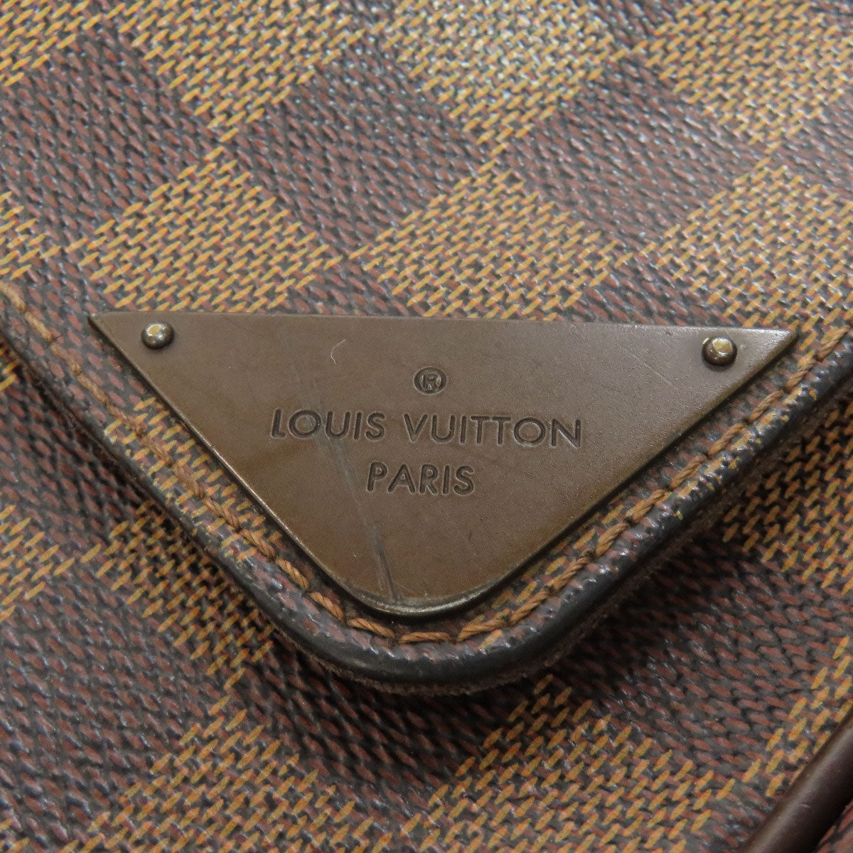 LOUIS VUITTON Shoulder Bag N41149 Damier canvas Brown Shelton MM