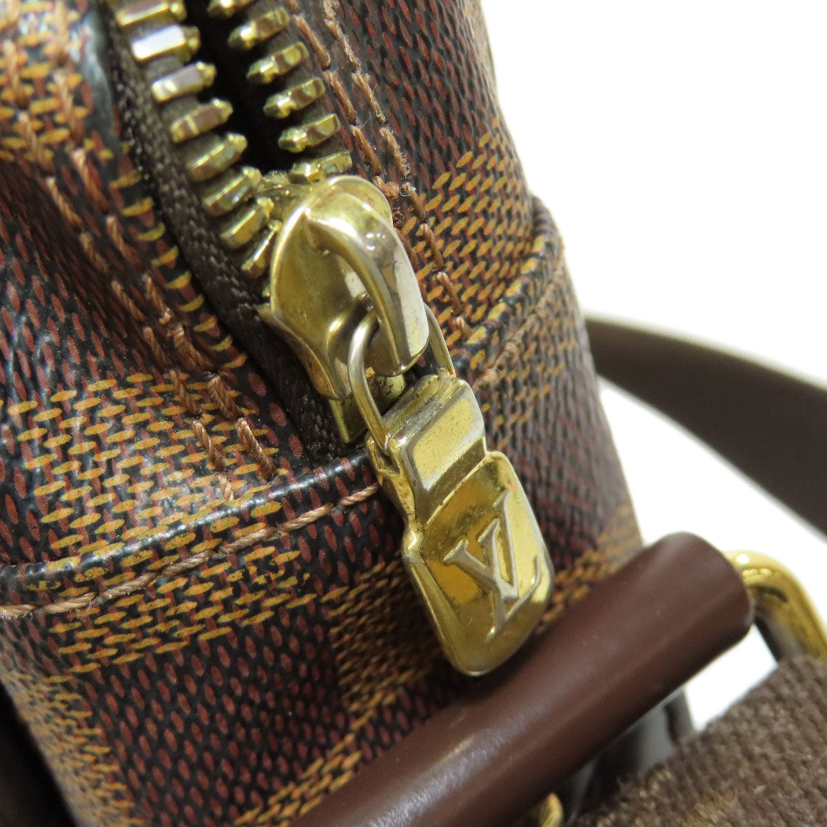 LOUIS VUITTON Shoulder Bag N41149 Damier canvas Brown Shelton MM
