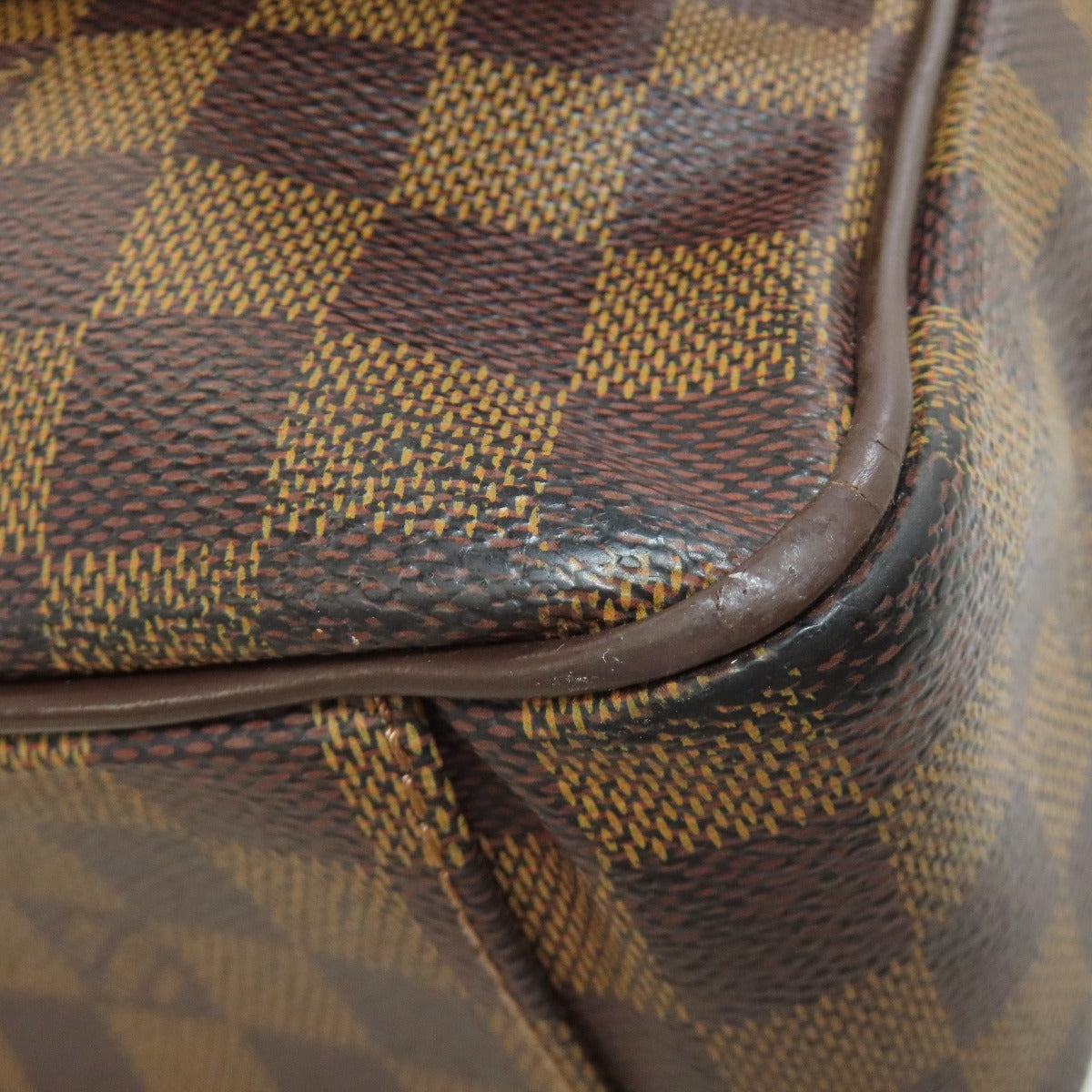 LOUIS VUITTON Shoulder Bag N41149 Damier canvas Brown Shelton MM