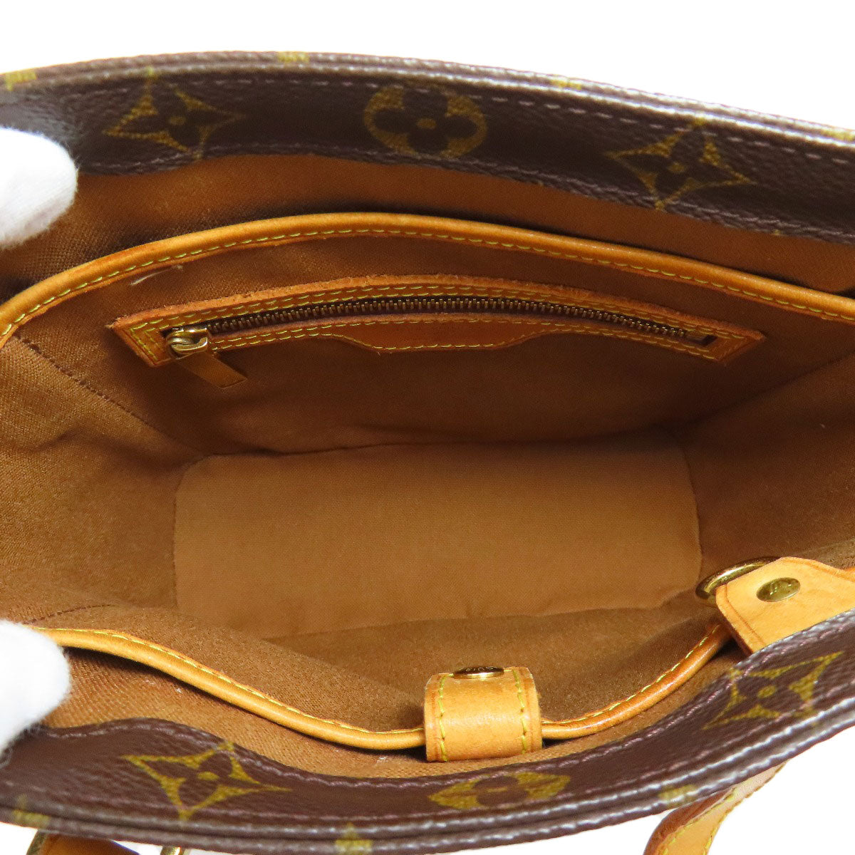 LOUIS VUITTON Handbag M51172 Monogram canvas Brown Vavan PM Women Used Authentic